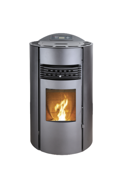 SCHENGER Pelletofen HP051-R Schwarz A+ 8,8kW Vollautomatisch+WIFI+Eco Modus