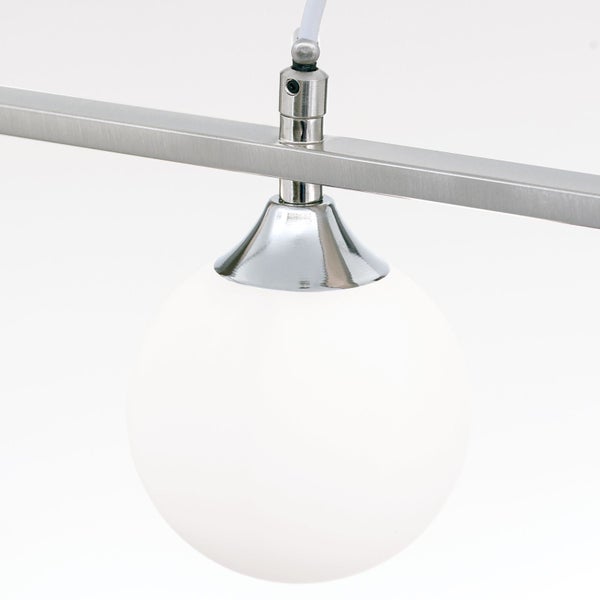 Hängeleuchte Snowwhite 120 cm Satin 5 x G9