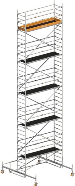 Layher Rollgerüst Uni Standard P2 mit Uni Telegeländer 11,38m AH