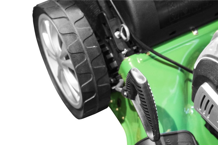 Akku-Rasenmäher Güde Trike 460/40-5.0S – 40 V, 46 cm Schnittbreite, Mulchfunktion, inkl. 2× Akku & Schnellladegerät