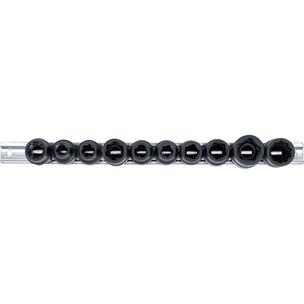 Schwarze Abdeckkappe aus Kunststoff