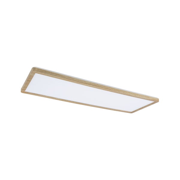 LED Panel Atria Shine Backlight IP44 eckig 580x200mm 22W 2300lm 3000K Holzoptik