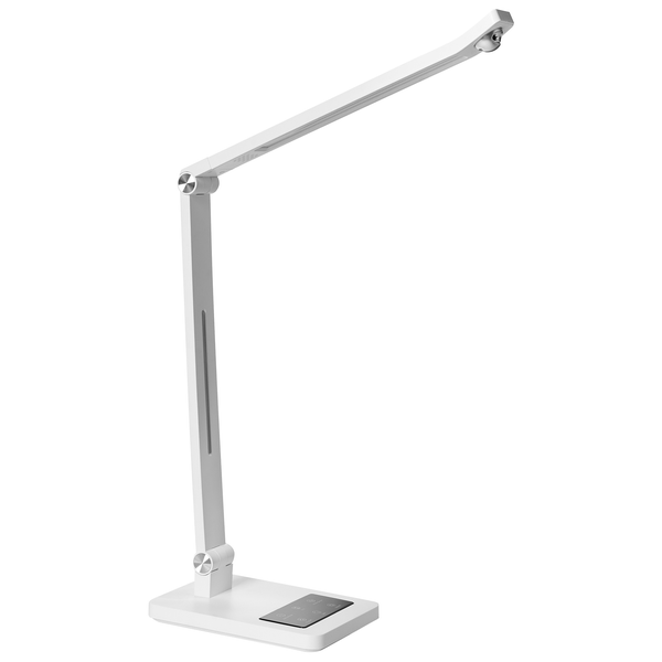 Weiße LED-Tischleuchte mit Touch-Bedienfeld