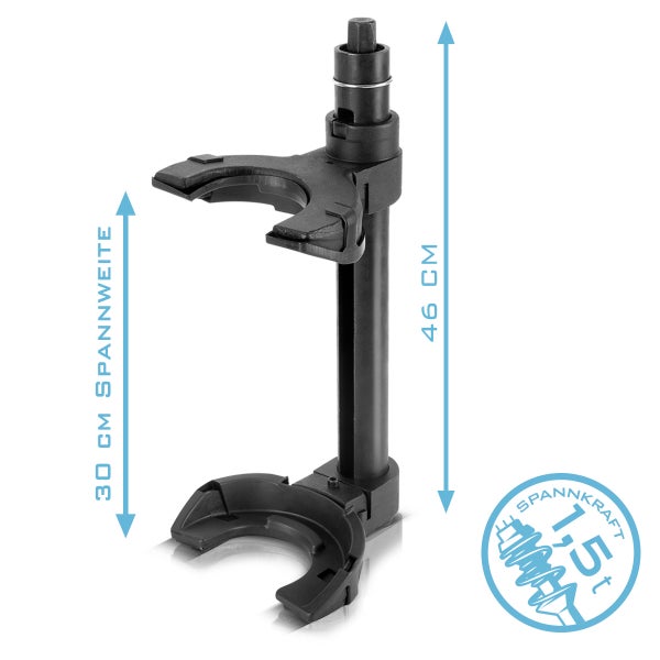 Motorrad Reifenmontierhilfe mit 30 cm Spannweite und 46 cm Höhe