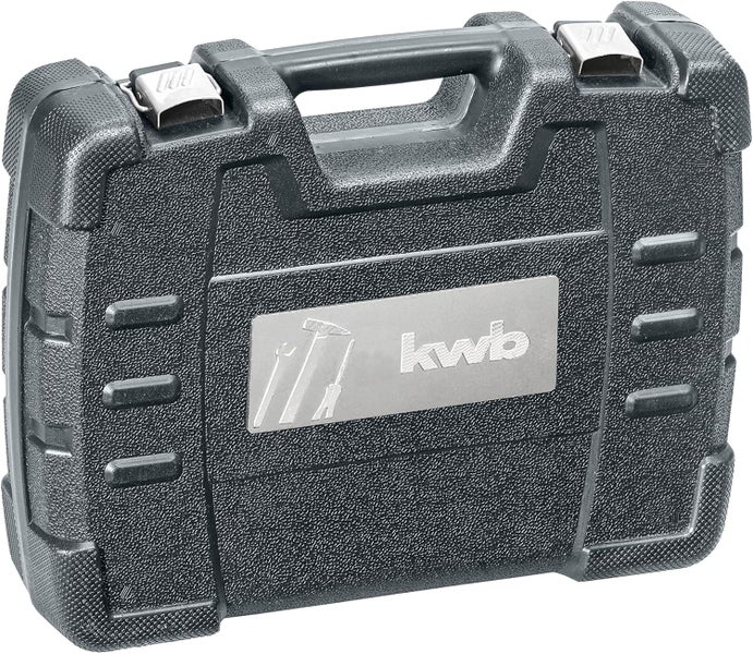 kwb Werkzeugkoffer aus robustem Hartkunststoff inkl. 40-tlg. hochwertigem Werkzeug-Set als perfekte Grundausstattung für den Haushalt, die Werkstatt oder den mobilen Einsatz