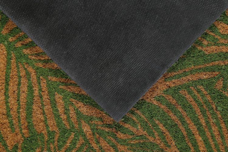 Fußmatte aus Kokosfaser Natur Grün Jungle Mat WECONhome 40x60 cm