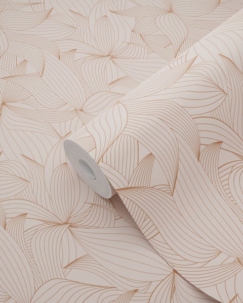 Rolle Tapete mit floralem Muster