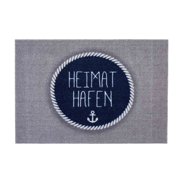 Fußmatte mit der Aufschrift Heimat Hafen und Anker