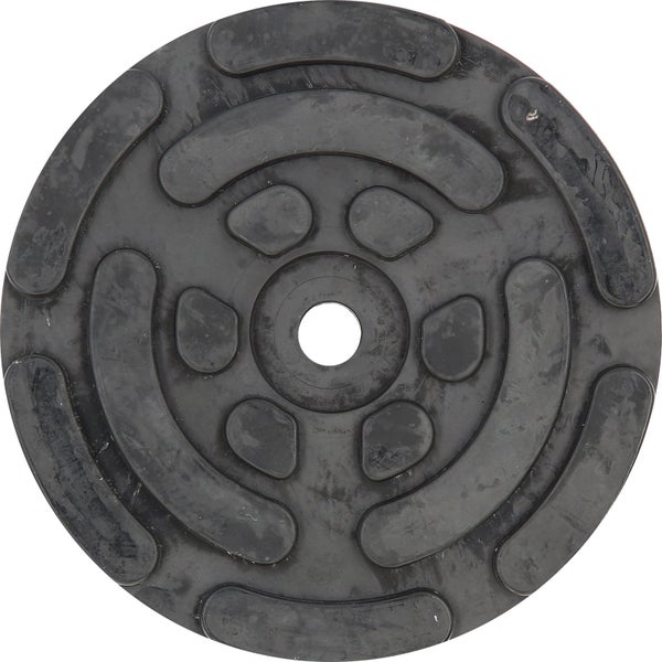 Schleifteller aus Gummi mit Mittelloch