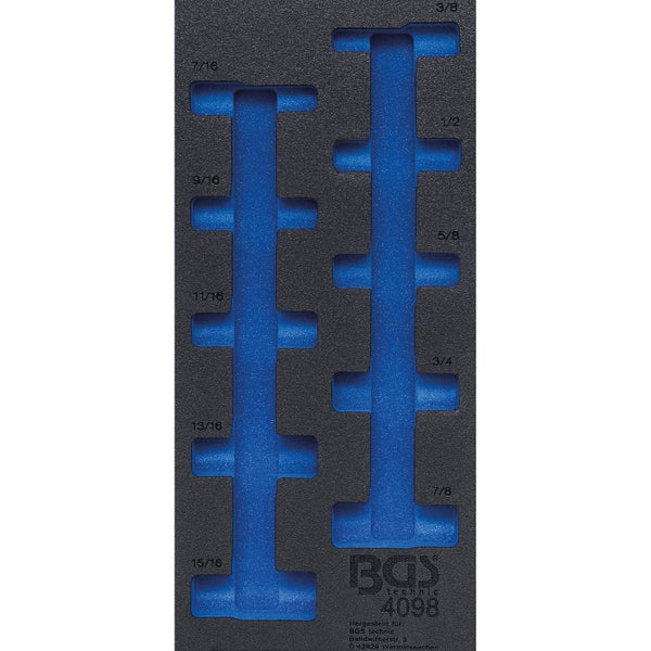 BGS Werkstattwageneinlage 1/3 leer für Art. 4098 - 4098-1
