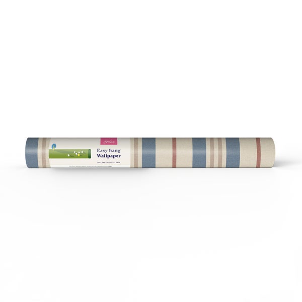 Gestreifte Vliestapete Joules Easy Hang als Tapetenrolle