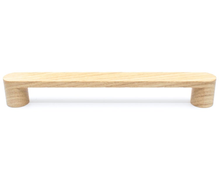 Möbelgriff aus Holz in gerader Form für Schränke und Schubladen