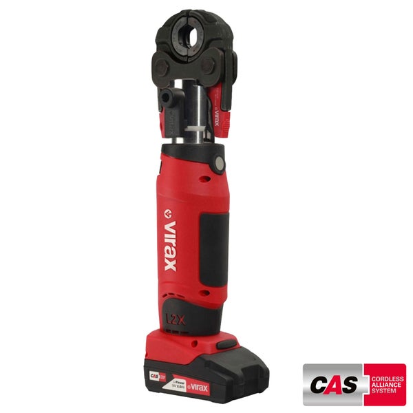 Virax Akku-Pressmaschine mit Cordless Alliance System Logo