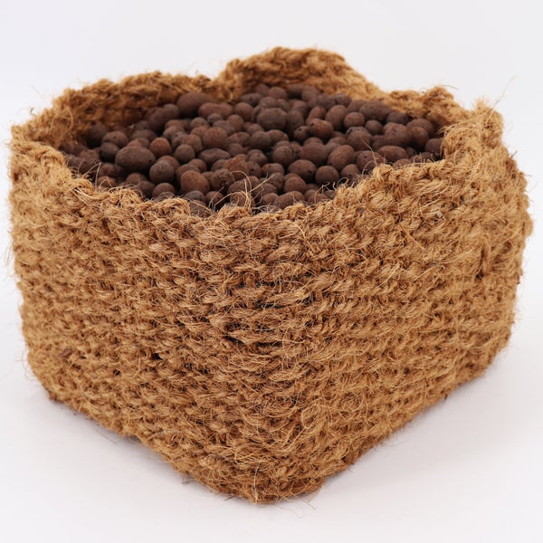 5 Kokos Pﬂanzkorb 25 x 25 x 20cm Teichkorb für Ufermatte & Böschungsmatte