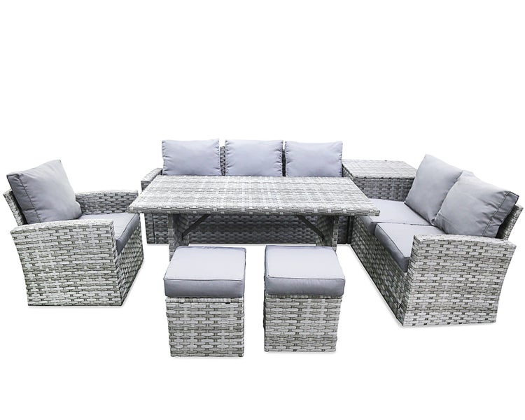 Ondis24 7-teiliges Gartenmöbel Set Hollywood