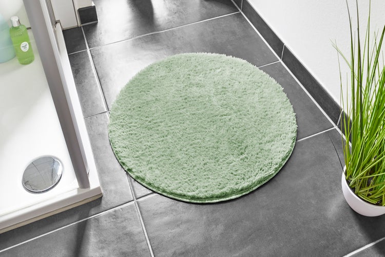 Badematte Florida 60 cm rund in Salbei