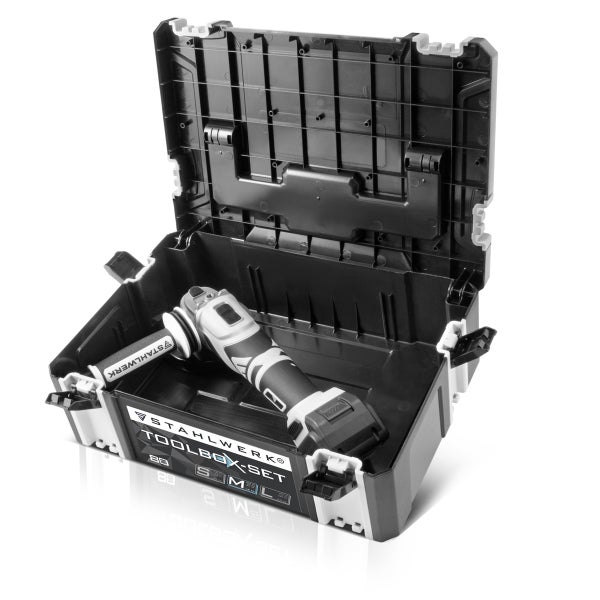STAHLWERK Toolbox Set 5 in 1 Systembox Werkzeugkiste Werkzeugkoffer Werkzeugbox