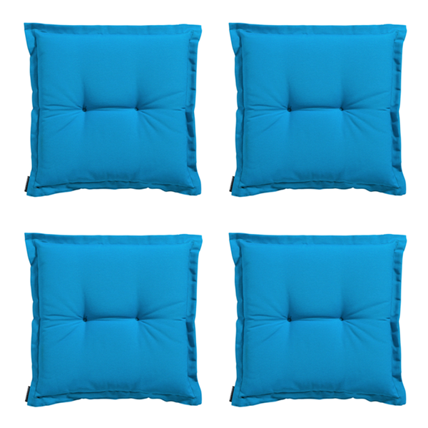 Sitzkissen Panama aqua - Ca. 50x50 cm - 4er-Set