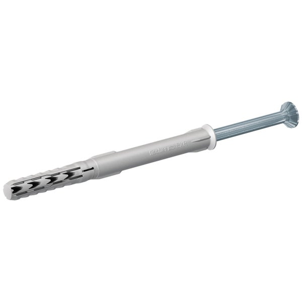 Fischer 50x Langschaftdübel SXR 8 x 60 mm T mit Sicherheitsschraube - 502999
