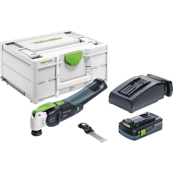 Festool Akku-Multitool OSC 18 Set mit Zubehör, Akku und Ladegerät im Systainer
