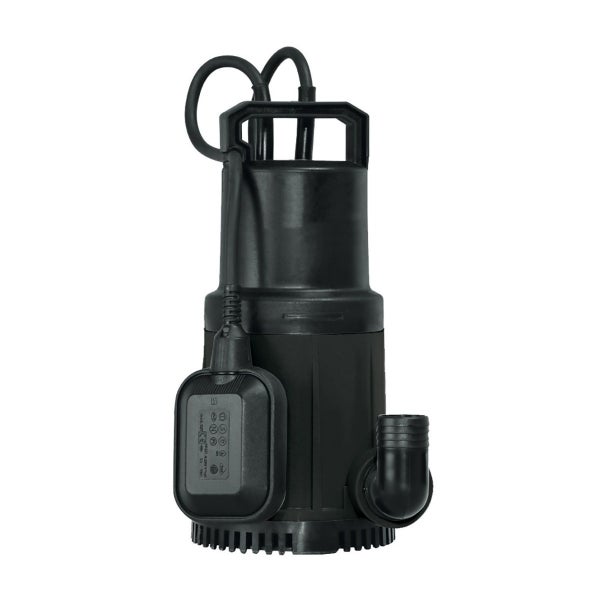 DAB Nova Salt M-A mit Ablaufschlauch 7 Meter  - Tauchpumpe - 8.000 L/Std. - 280W - Förderhöhe 6 m - Korngröße 5 mm - Schwimmer - Für Salzwasser geeignet