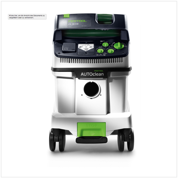 Festool CTL 36 E AC CLEANTEC Absaugmobil 36l Staubkl. L ( 584025 ) + Zubehör