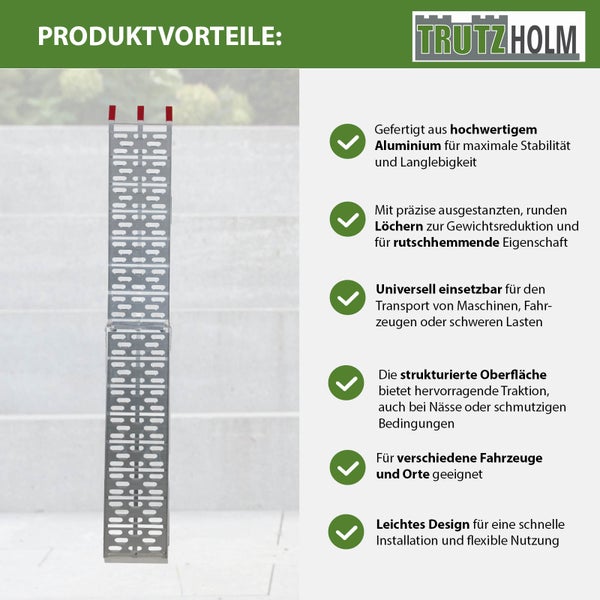 Produktvorteile der Aluminium Laderampe von Trutzholm