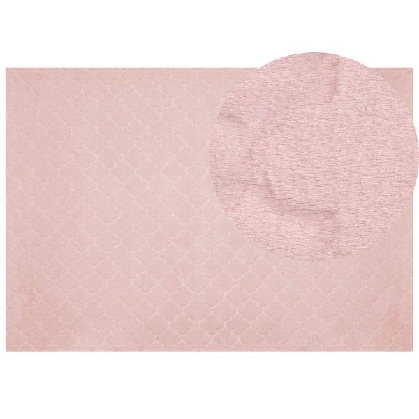 Kunstfellteppich GHARO Rosa 160 x 230 cm