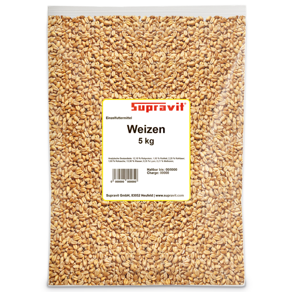 Packung Weizen als Einzelfuttermittel, 5 kg
