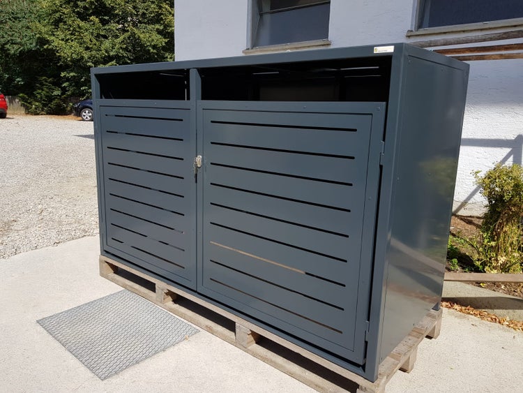 Fahrradbox für 2 Fahrräder, E-Bike