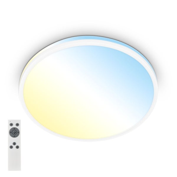 LED Deckenlampe LED Deckenleuchte Wohnzimmer Dimmbar Fernbedienung CCT Flur