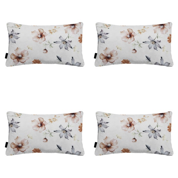 Dekokissen Florina natur - ca. 30x50 cm - 4er-Set