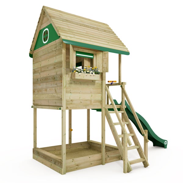 Holzzaun Zubehör Set mit Pfosten, Klammern und Zaunelementen