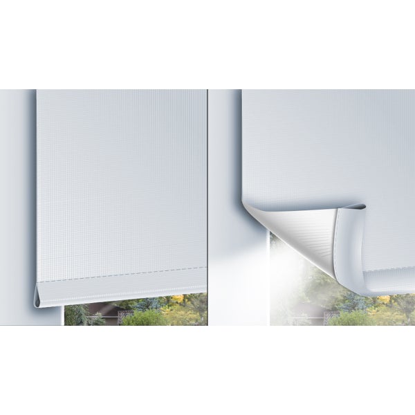 ECD Germany Verdunkelungsrollo 85 x 150 cm - Braun - Klemmfix - ohne Bohren - für Sonnen- und Sichtschutz - inkl. Befestigungsmaterial - EasyFix Rollo Klemmrollo