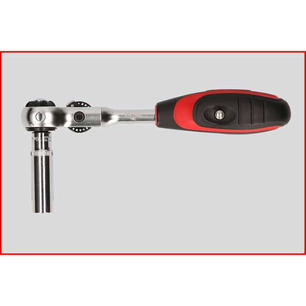 KS TOOLS 1/4 MODIFIX Mini-T-Griff-Schwenkkopf-Knarre 72 Zahn - 914.1405