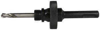 Aufnahmehalter für Lochsägen mit Zentrierbohrer