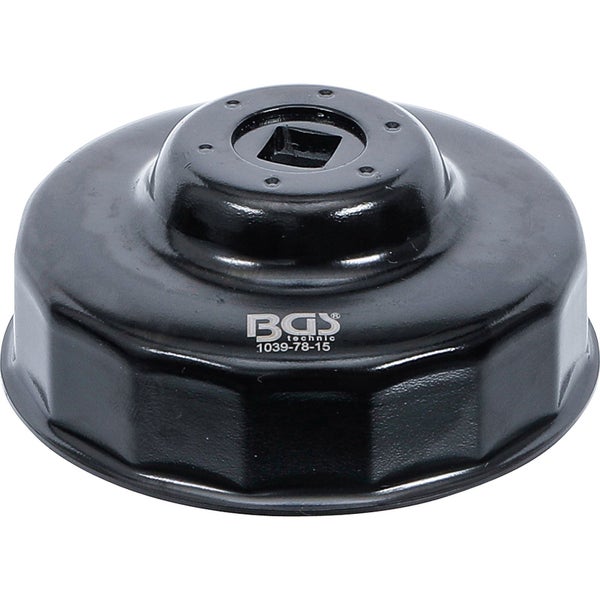 BGS Ölfilterschlüssel 15-kant Ø 78 mm für Ford / Nissan / Toyota - 1039-78-15