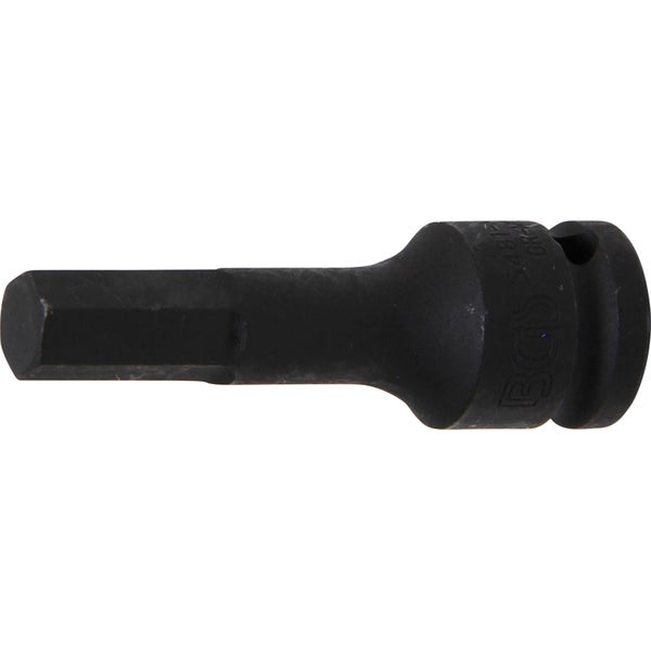 BGS Kraft-Bit-Einsatz Antrieb Innenvierkant 12,5 mm (1/2) Innensechskant 12 mm - 5481-M12