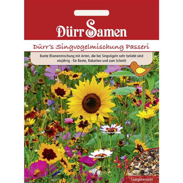 Blumenmischung Singvogel-Mischung Passeri 1 kg einjährig Saatgut von Dürr Samen
