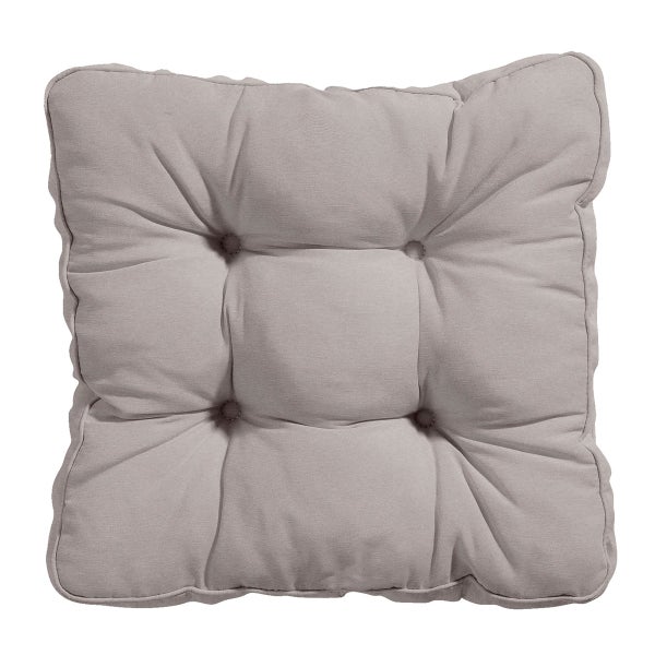 Sitzkissen Florance Panama taupe - Ca. 47x47 cm - 4er-Set