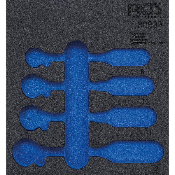 BGS Werkstattwageneinlage 1/6 leer für Art. 30833 - 30833-1