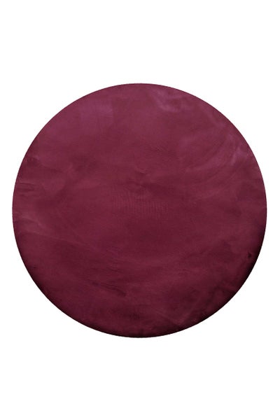 Teppich Rund Violett kuschelig & flauschig Vita Homie Living 200 cm rund