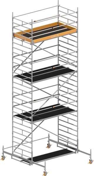 Fahrgerüst mit mehreren Arbeitsbühnen aus Metall