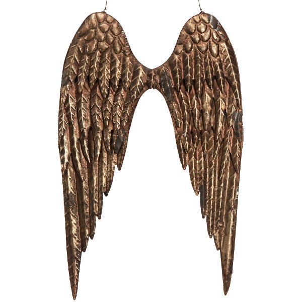 Dekorative Engelsflügel aus Metall zum Aufhängen