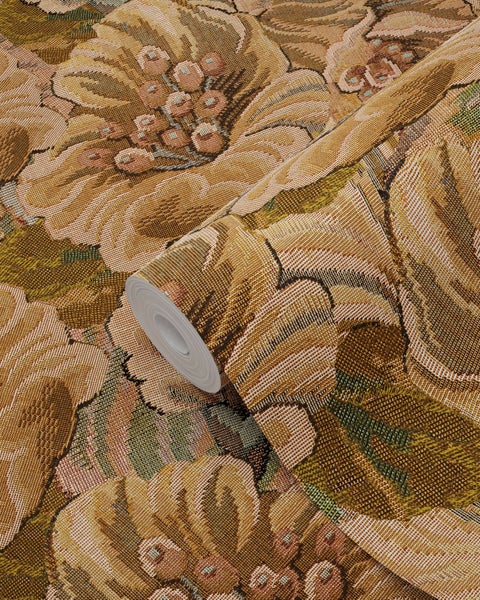 Tapetenrolle mit floralem Muster