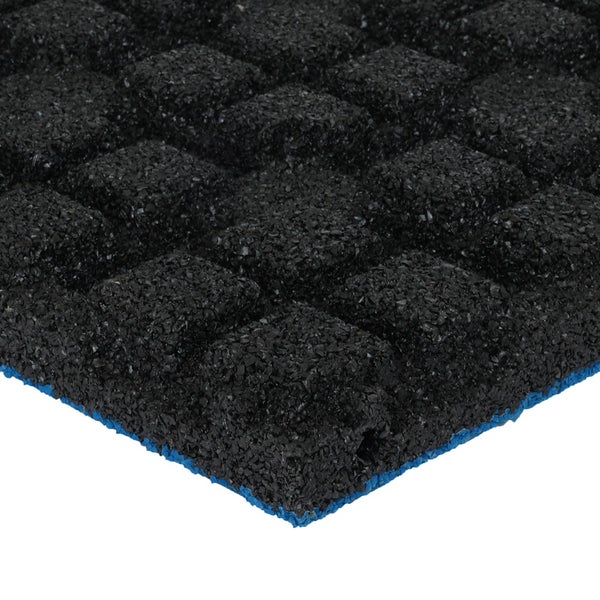 Gummifliese EPDM-Deckschicht - 50x50 cm - 45 mm - Klarblau