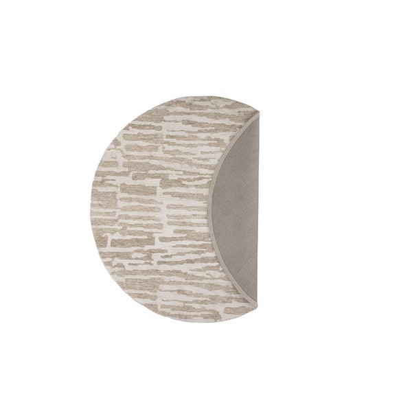 Milos Teppich Ø200cm Beige. 200 X 200 X 2 cm