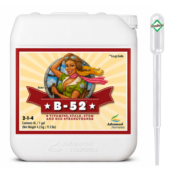 Advanced Nutrients B 52 Pflanzendünger im vier Liter Kanister mit Pipette