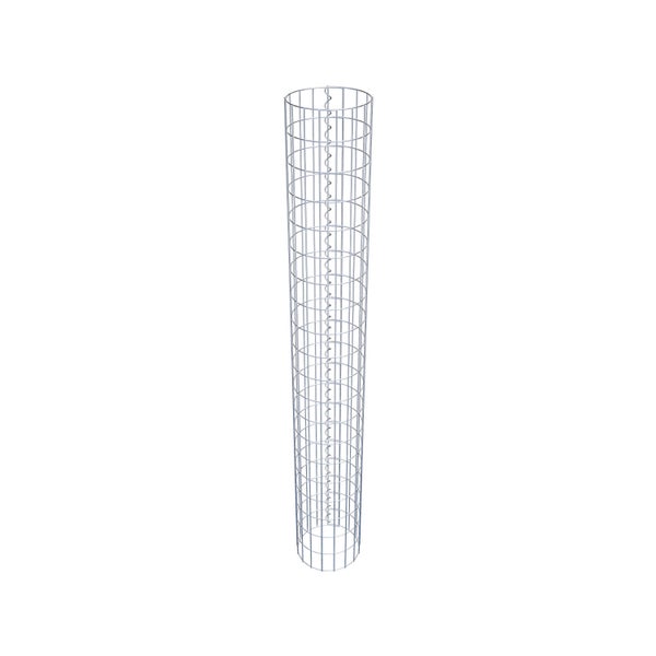 Gabionensäule Durchmesser 27 cm, MW 5 x 10 cm rund - Höhe: 2,00 m