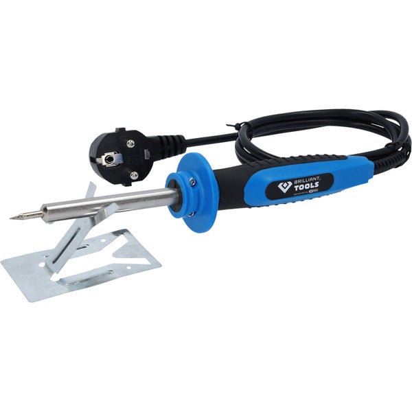 Blütenstände des Zylinderputzers mit Blättern vor blauem Himmel